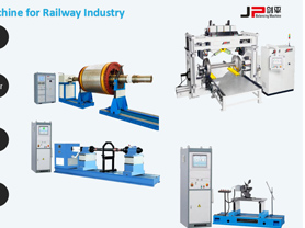 JP Industrial Balancing Machines for Rail Vehicles Balancing Machine for Railway Industry